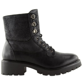 Black boots for women 1621 Black 1