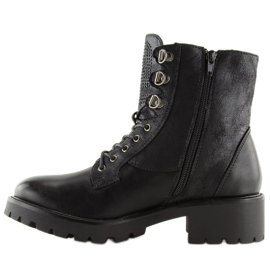 Black boots for women 1621 Black 2
