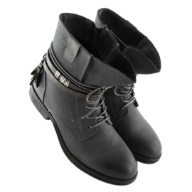 Gray Women's gray boots BH52-KB gray grey 2