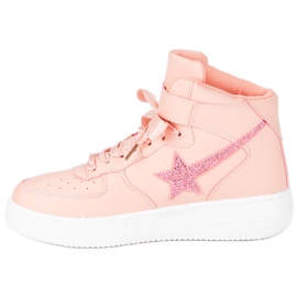 Fashionable ankle boots pink 1 Fashionable ankle boots pink 1