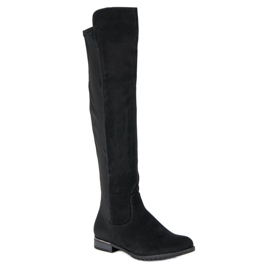 Super Me Casual suede boots black 1