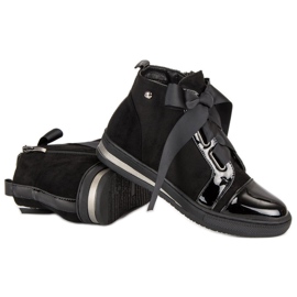Filippo Stylish sneakers above the ankle black 1