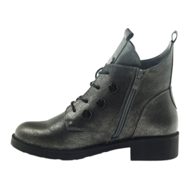 Boots with studs Sergio Leone 308 grey 2