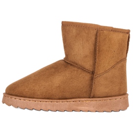 VINCEZA low snow boots brown 1