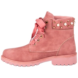 McKey Pink Casual Trappers 1