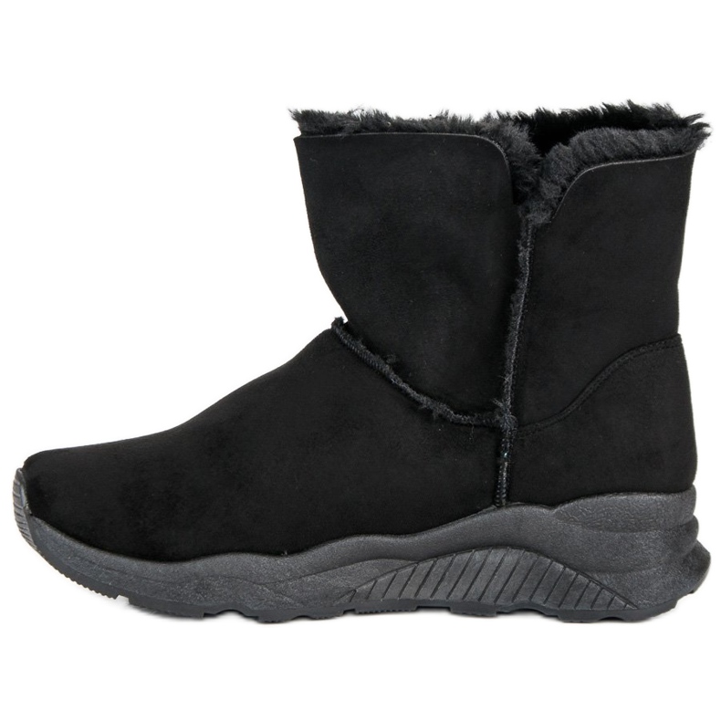 Lemax Stylish snow boots with fur black 1