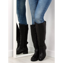 Women's black boots PE179P black 1