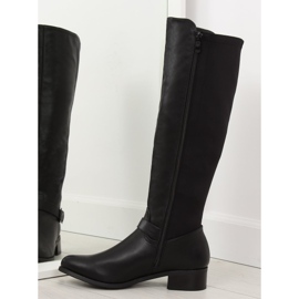 Women's black boots PE179P black 2