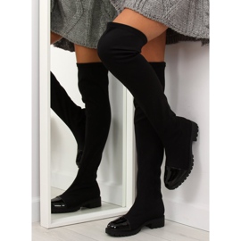 Elastic black boots RB12 black 1