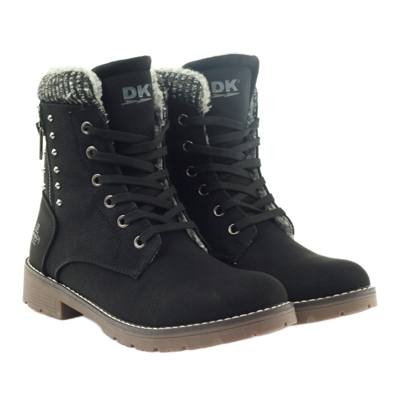 DK Timberki boots on fur black 4