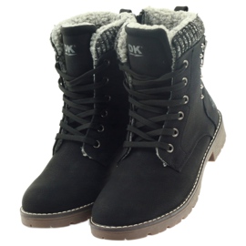 DK Timberki boots on fur black 3