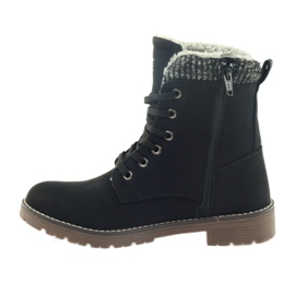 DK Timberki boots on fur black 2
