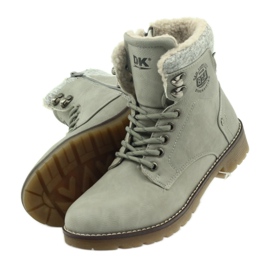 Gray tied boots DK2025 grey 4 Gray tied boots DK2025 grey 4