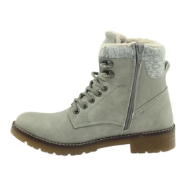 Gray tied boots DK2025 grey 2 Gray tied boots DK2025 grey 2