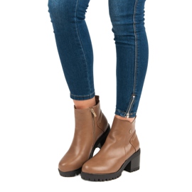 Brown high heels 2