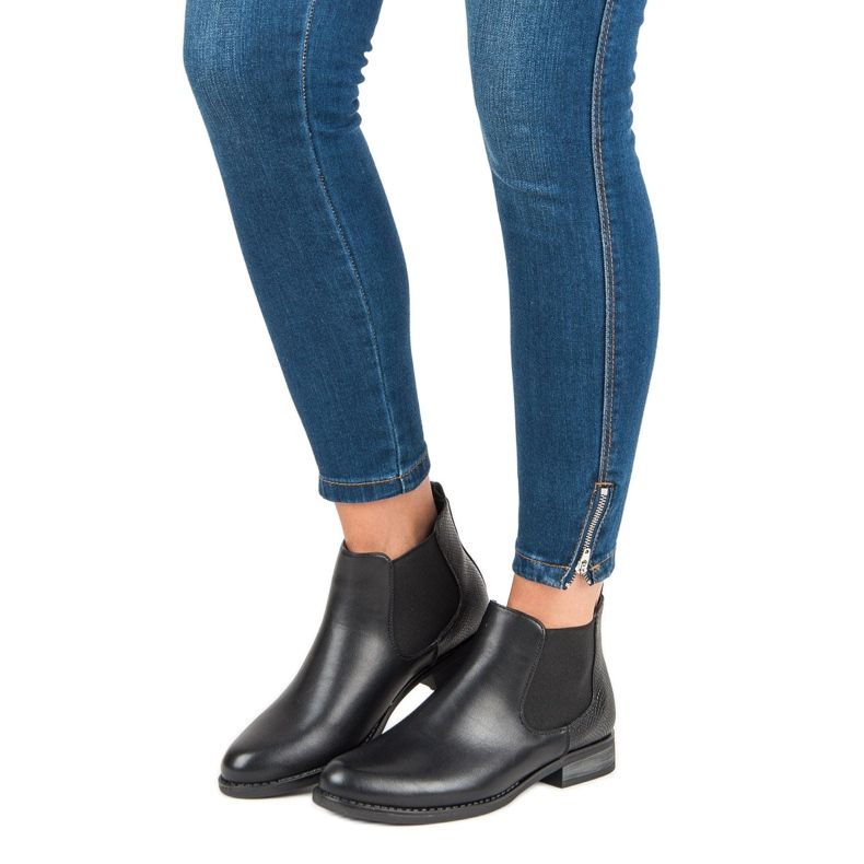 Low Booties Jodhpur boots black 1