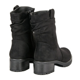 Lucky Shoes Suede workers black 1