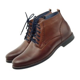 Winter boots with a zipper, Nikopol 677 brown 3