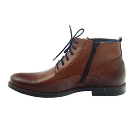 Winter boots with a zipper, Nikopol 677 brown 2