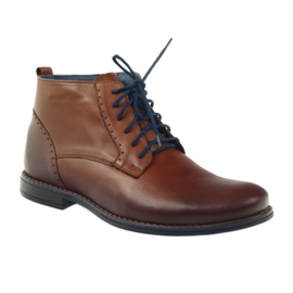 Winter boots with a zipper, Nikopol 677 brown 1