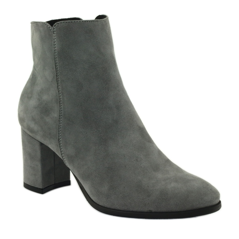 Gray Esperansa 1823 gray suede boots grey 1