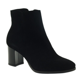 Black Esperansa 1823 black suede boots 1