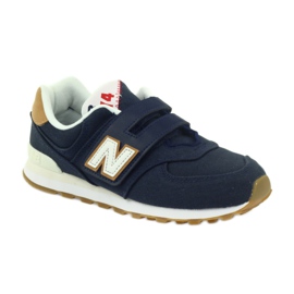 New Balance YV574T1 navy blue 1