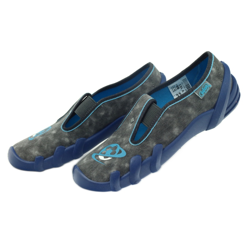 Befado children's shoes slippers 290y163 blue grey 5 Befado children's shoes slippers 290y163 blue grey 5