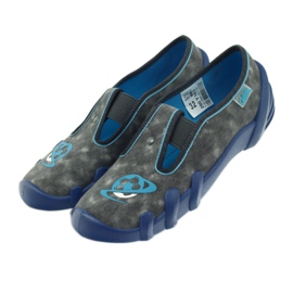 Befado children's shoes slippers 290y163 blue grey 4