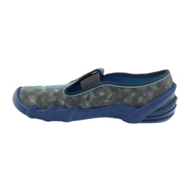 Befado children's shoes slippers 290y163 blue grey 2