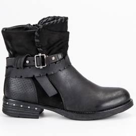 Kayla Workers boots black 1