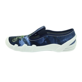 Befado children's shoes slippers 290y170 blue green navy blue 3
