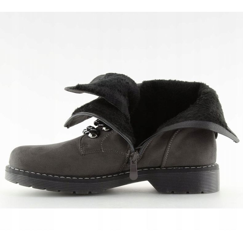 Gray boots workery 061-27-1 Gray grey 1