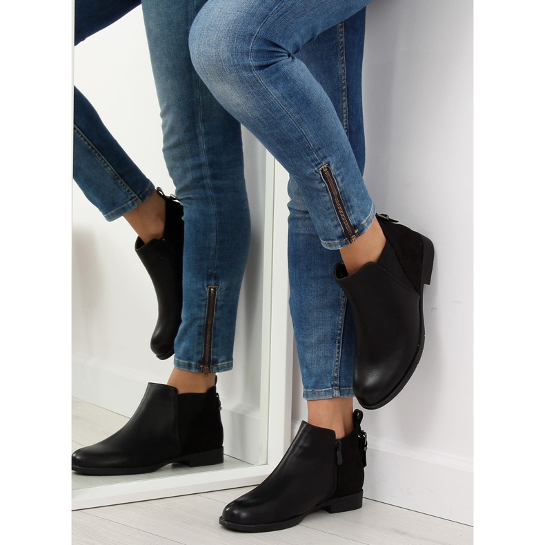 Black Chelsea boots for women black 3086 Black 1