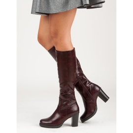 Classic VINCEZA boots red 2