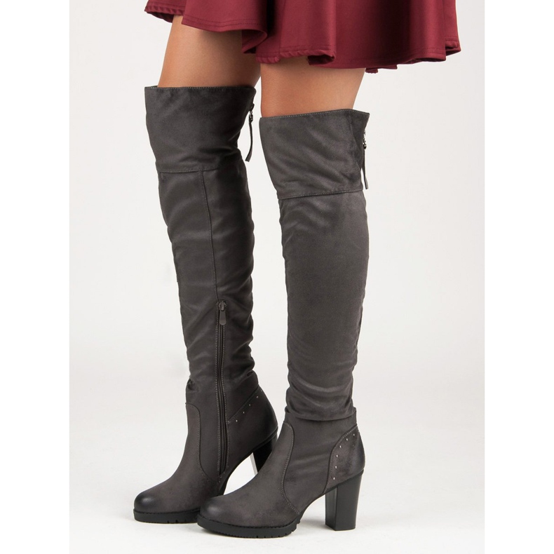 VINCEZA Casual Women's Boots grey 1 VINCEZA Casual Women's Boots grey 1