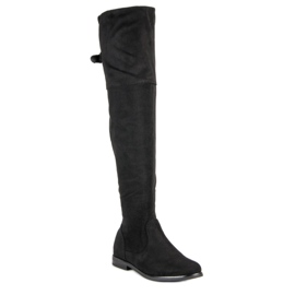 SDS Suede thigh boots black 1 SDS Suede thigh boots black 1