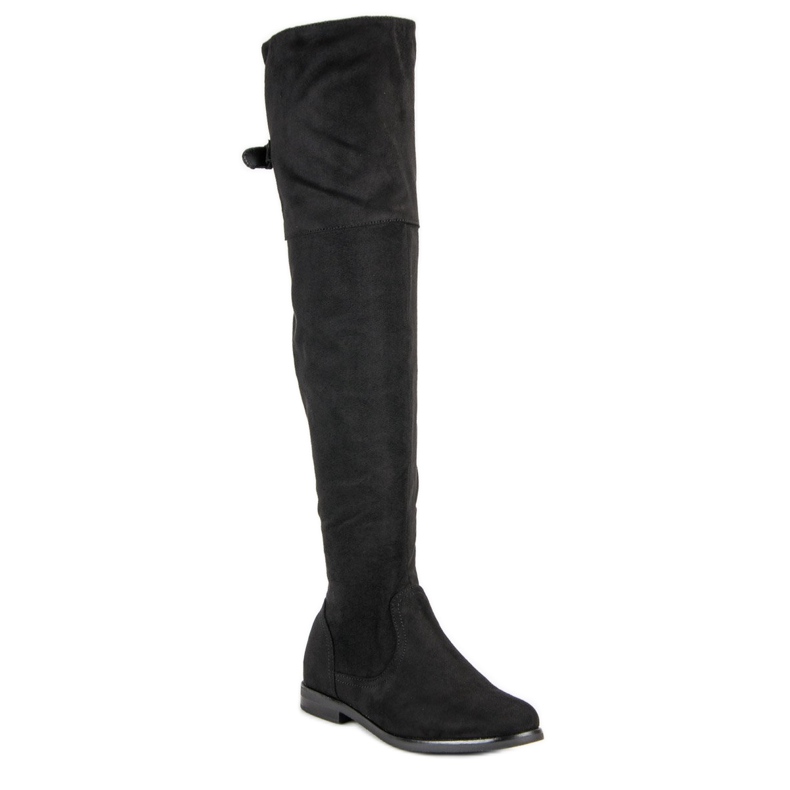 SDS Suede thigh boots black 1 SDS Suede thigh boots black 1