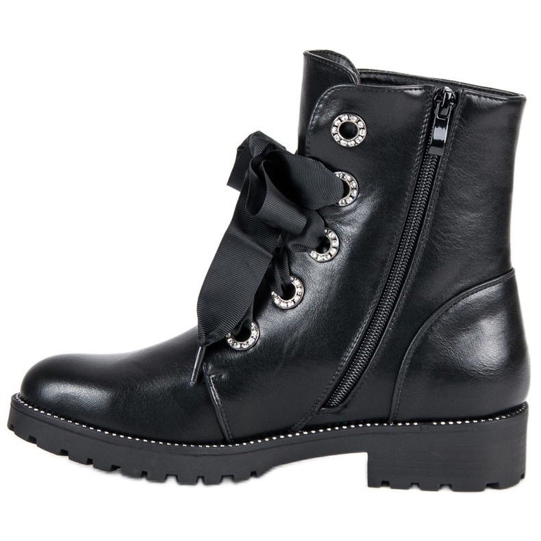 Queentina Workery boots black 1 Queentina Workery boots black 1
