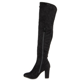 R'S Black Suede Musketeers 1