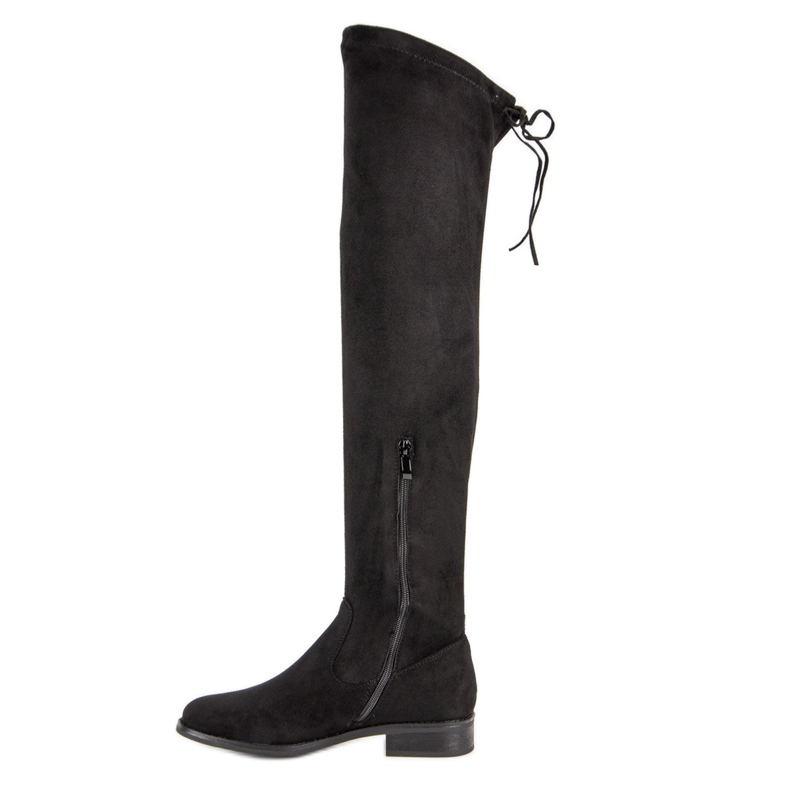 Seastar Over-the-knee boots with flat heels black 1
