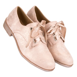 Juliet Tied brogues pink 1
