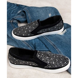 J. Star Black sneakers slipons 1