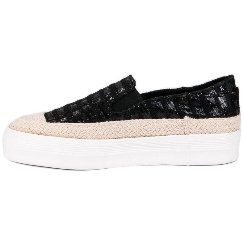 J. Star Black Espadrilles 1