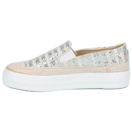 J. Star Silver Espadrilles grey 1
