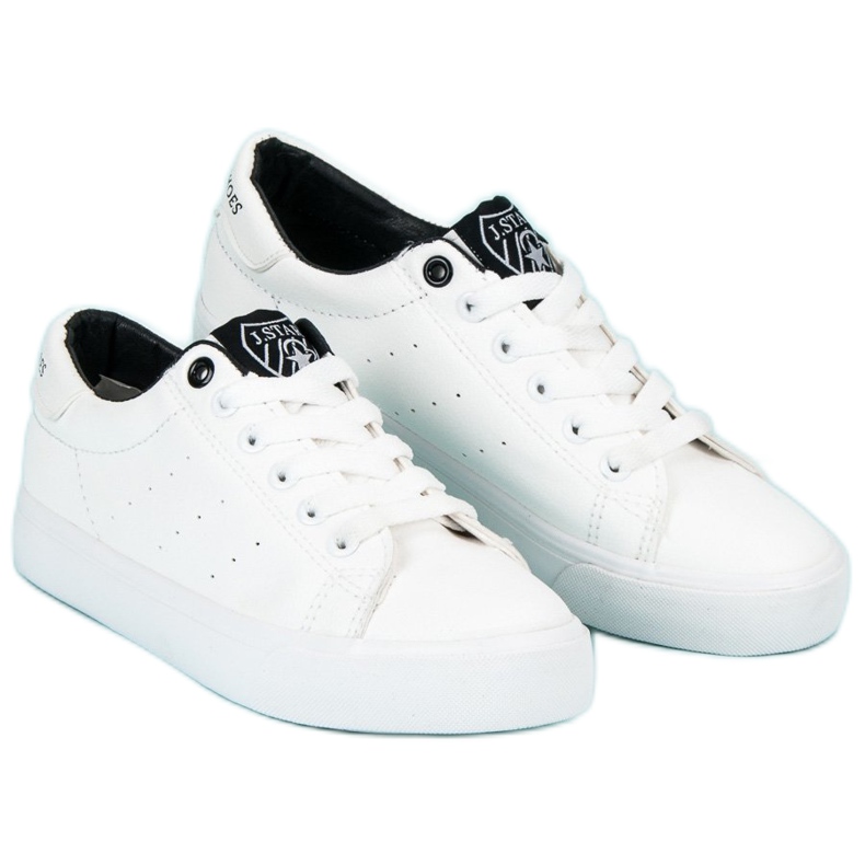 J. Star Lace-up sneakers white 1