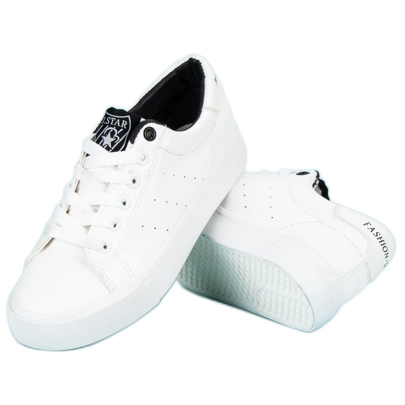 J. Star Lace-up sneakers white 2
