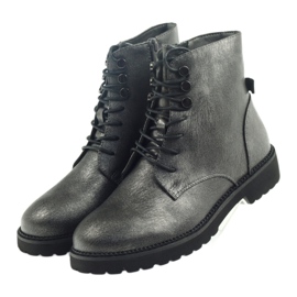 Antique silver boots Sergio Leone 723 grey 3