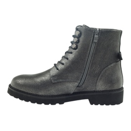 Antique silver boots Sergio Leone 723 grey 2
