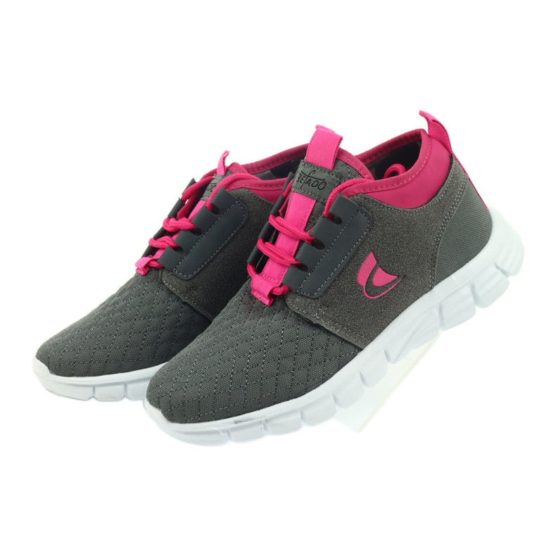 Gray Befado Sports 516Y032 grey pink 4